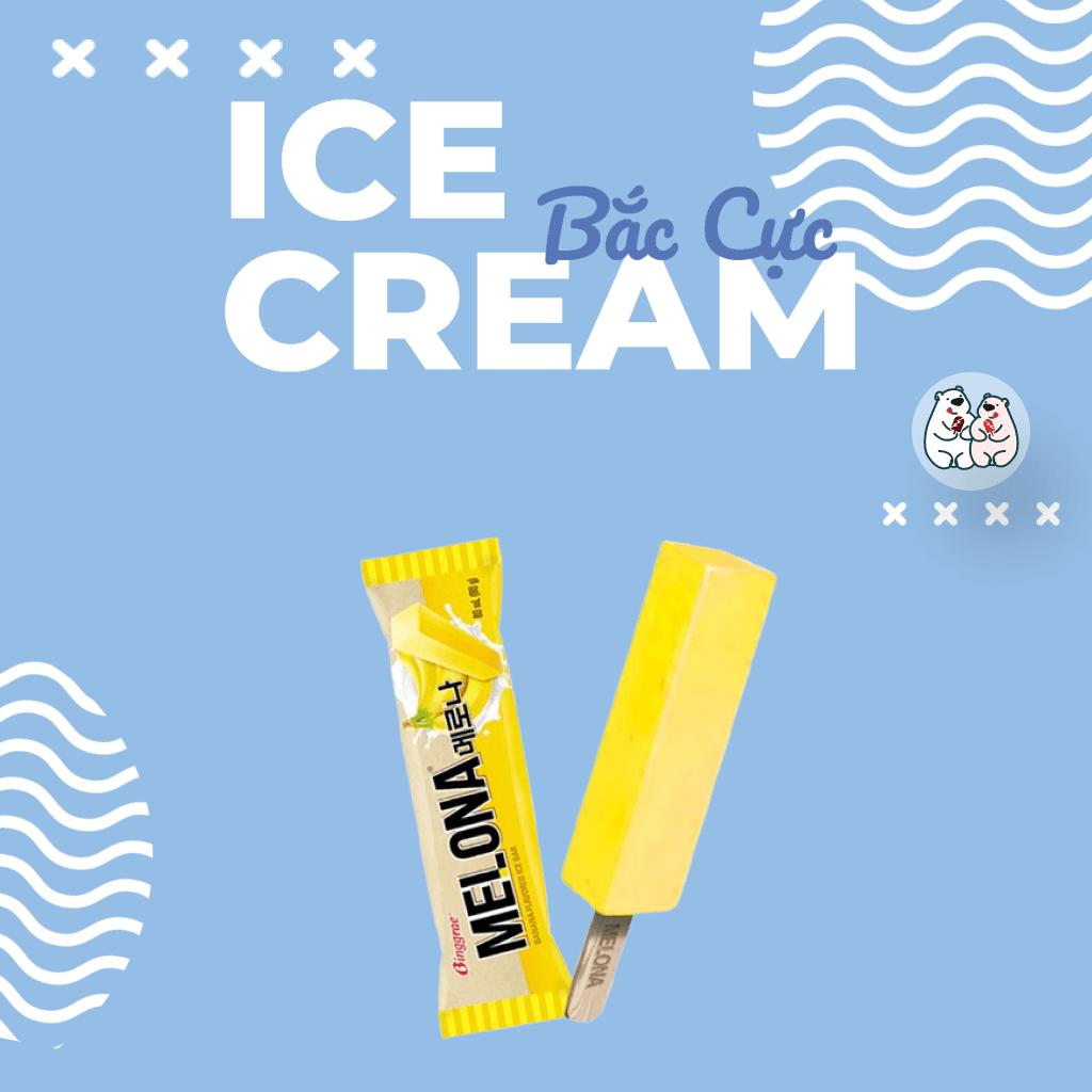 Kem chuối Binggrae Melona Banana Hàn Quốc 80ML