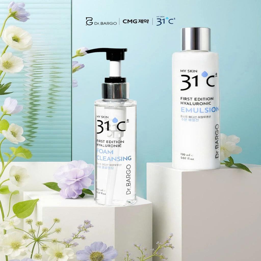 Sữa rửa mặt tạo bọt Hyaluronic My skin 31 độ C - Hyaluronic Acid Foam Cleansing 
