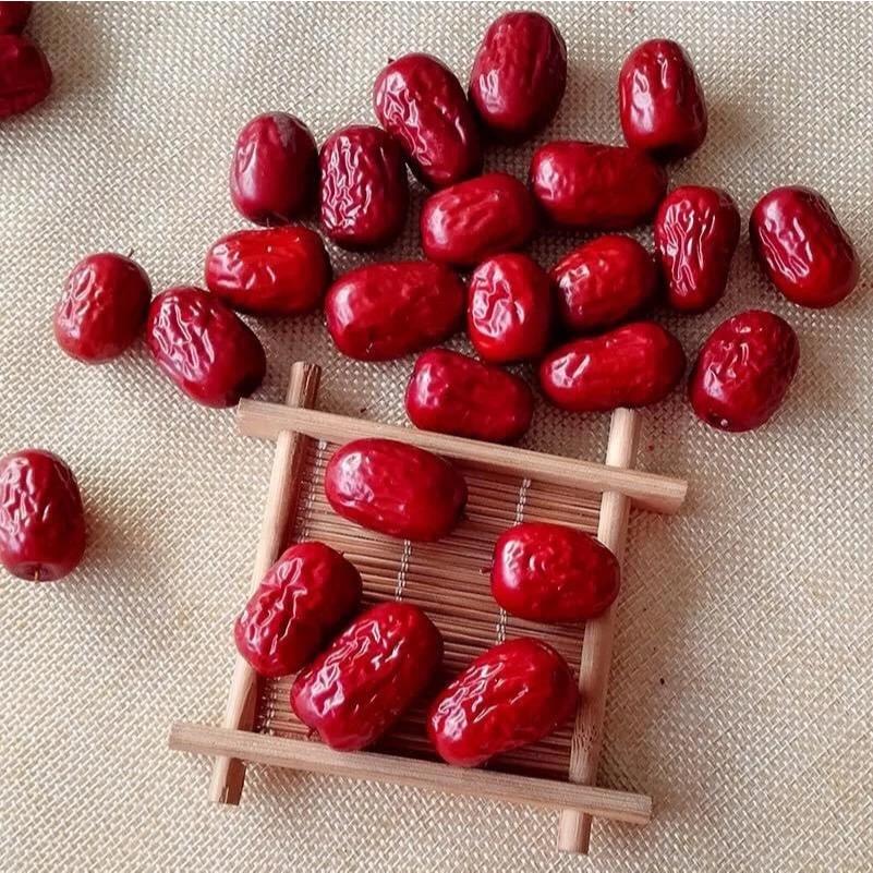 (Combo 2 Túi 500g) 1Kg Táo Đỏ Tân Cương Size TO, TRUNG Loại Ngon Ngọt Chắc Thịt Dùng Nấu Chè Dưỡng Nhan, Trà Thảo Mộc
