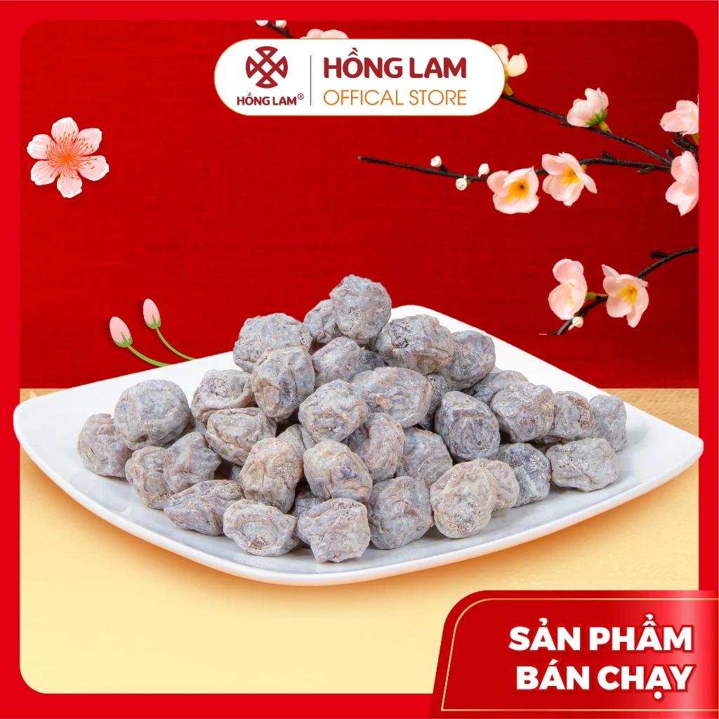 Ô mai xí muội chua ngọt Hồng Lam hộp (500gr). Có vị chua, ngọt