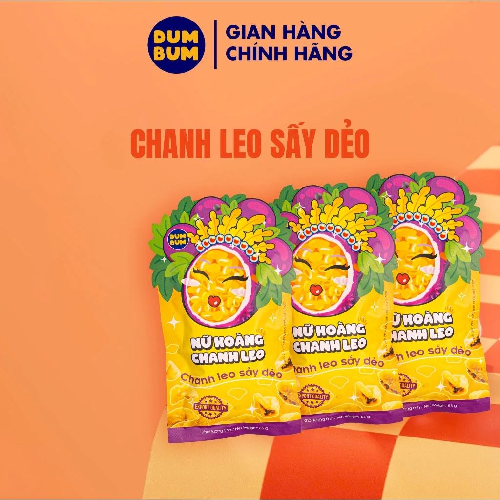 Chanh leo sấy dẻo - Nữ hoàng chanh leo DumBum gói 55g