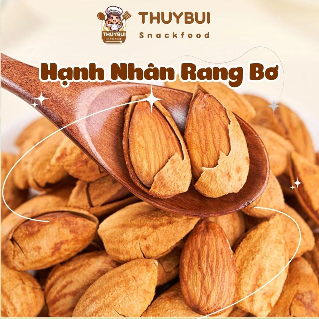 Hạnh Nhân Rang Bơ Mỹ Thơm Ngon Đậm Vị, Hạnh Nhân Tẩm Vị Hàng Cao Cấp Vỏ Mỏng