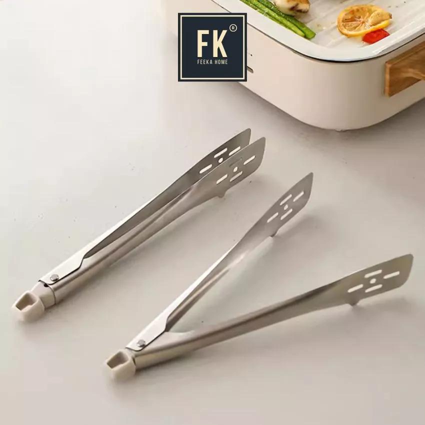 Kẹp gắp đồ nóng silicon đa năng chịu nhiệt cao cấp, dụng cụ gắp đồ nóng barbecue thông minh